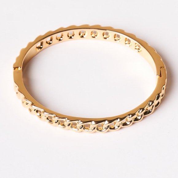 GOLD CHAIN BANGLE - Picture 4 of 4